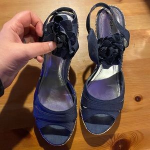 Blue Denim Style & CO Wedges